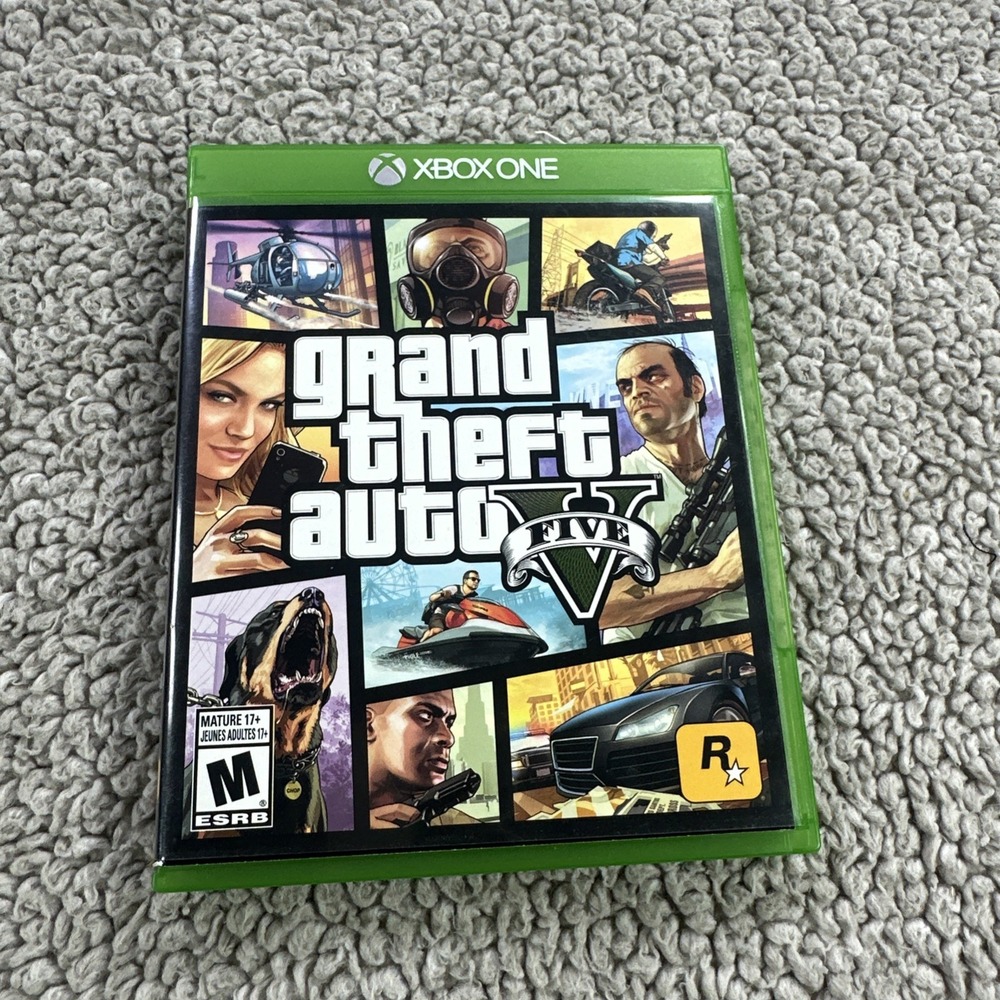 Grand Theft Auto V Microsoft Xbox One with Manual Tested and Working